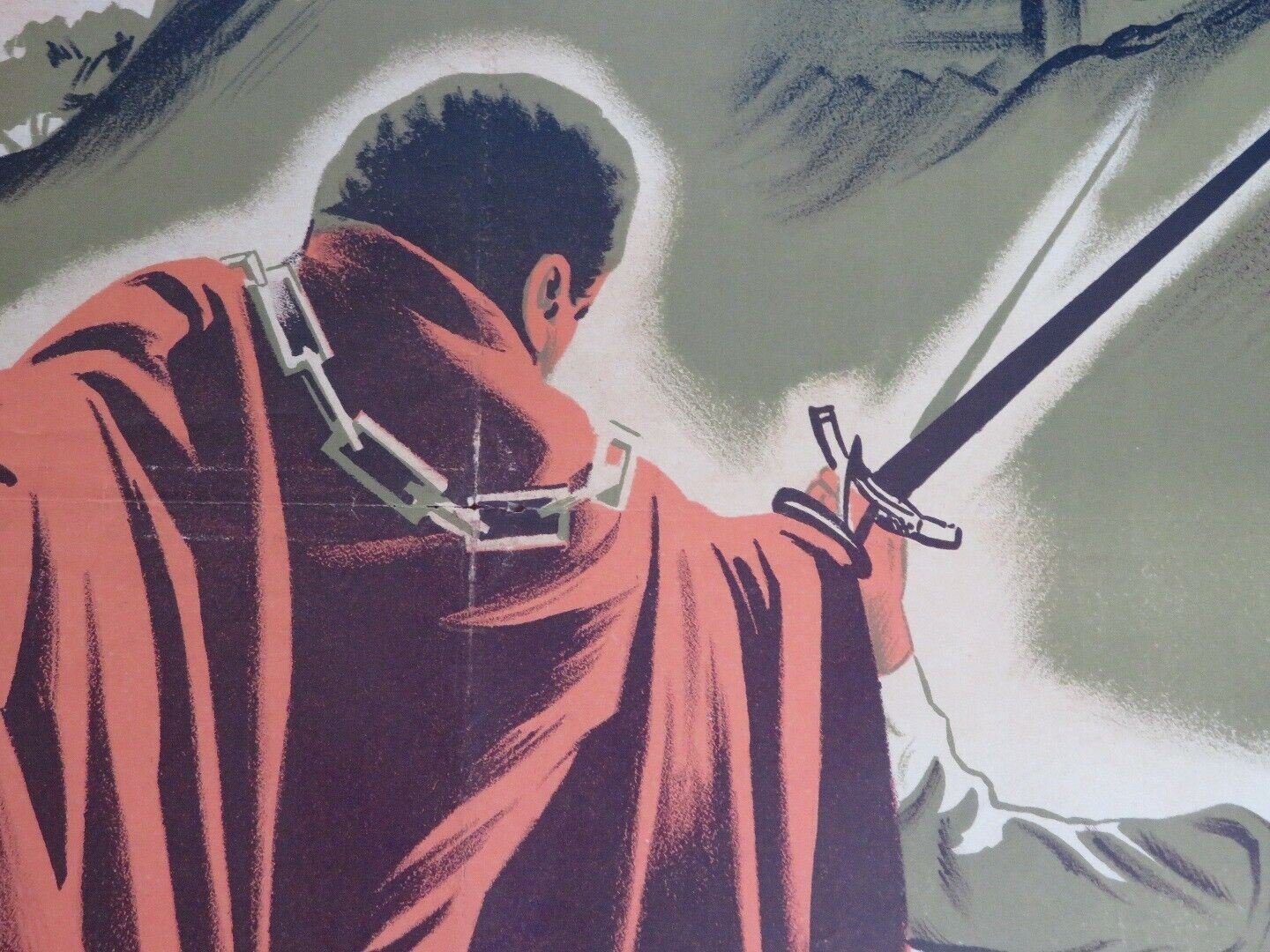 LA PAROLE EST A L'EPEE/ Pia of Ptolomey FRENCH (22.5" x 31.5") POSTER 1958 - Rendezvous Cinema