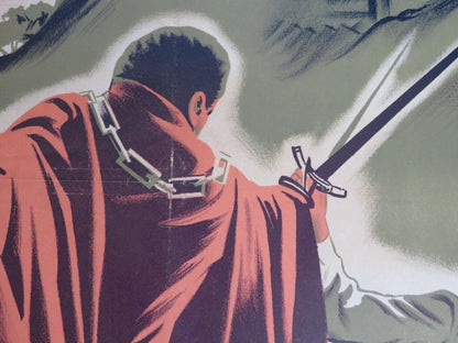 LA PAROLE EST A L'EPEE/ Pia of Ptolomey FRENCH (22.5" x 31.5") POSTER 1958 - Rendezvous Cinema