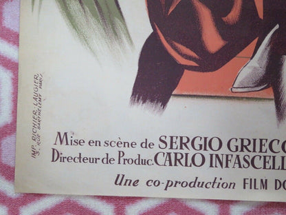 LA PAROLE EST A L'EPEE/ Pia of Ptolomey FRENCH (22.5" x 31.5") POSTER 1958 - Rendezvous Cinema