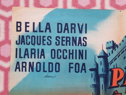 LA PAROLE EST A L'EPEE/ Pia of Ptolomey FRENCH (22.5" x 31.5") POSTER 1958 - Rendezvous Cinema