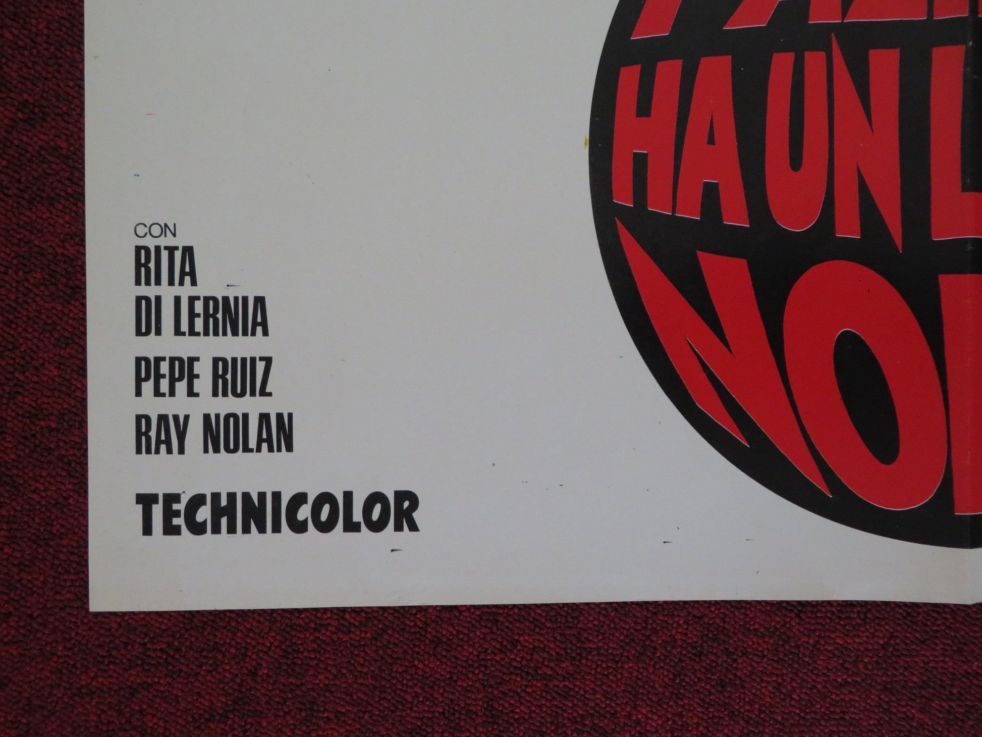 LA PAZIENZA HA UN LIMITE..NOI NO ITALIAN FOGLIO POSTER PETER MARTELL 1974 Rendezvous Cinema Movie posters