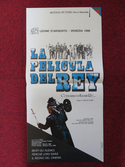 LA PELICULA DEL REY ITALIAN LOCANDINA POSTER CARLOS SORIN 1986 Rendezvous Cinema Movie posters