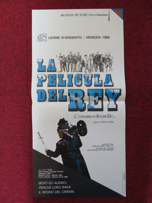 LA PELICULA DEL REY ITALIAN LOCANDINA POSTER CARLOS SORIN 1986 Rendezvous Cinema Movie posters