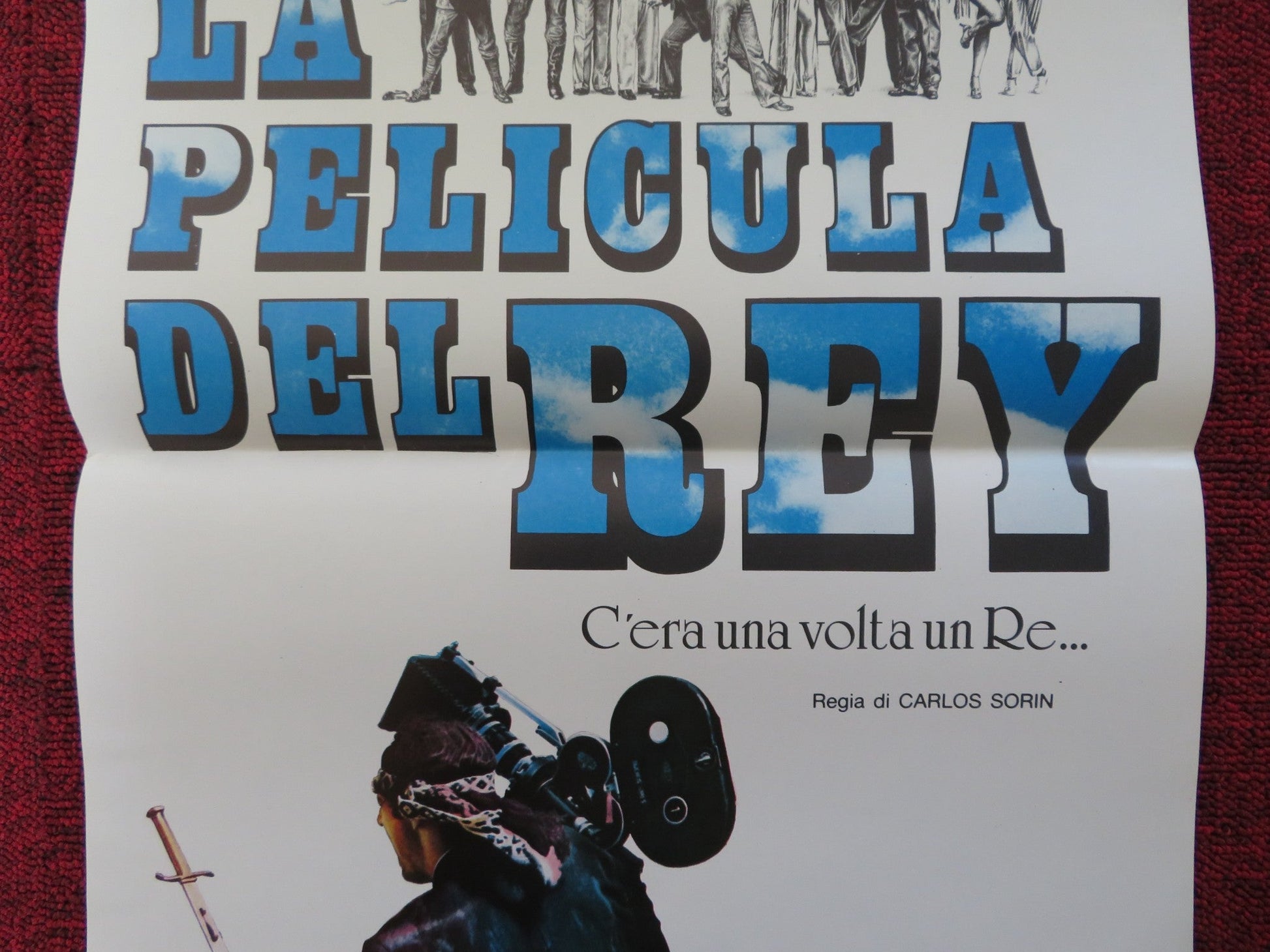 LA PELICULA DEL REY ITALIAN LOCANDINA POSTER CARLOS SORIN 1986 Rendezvous Cinema Movie posters