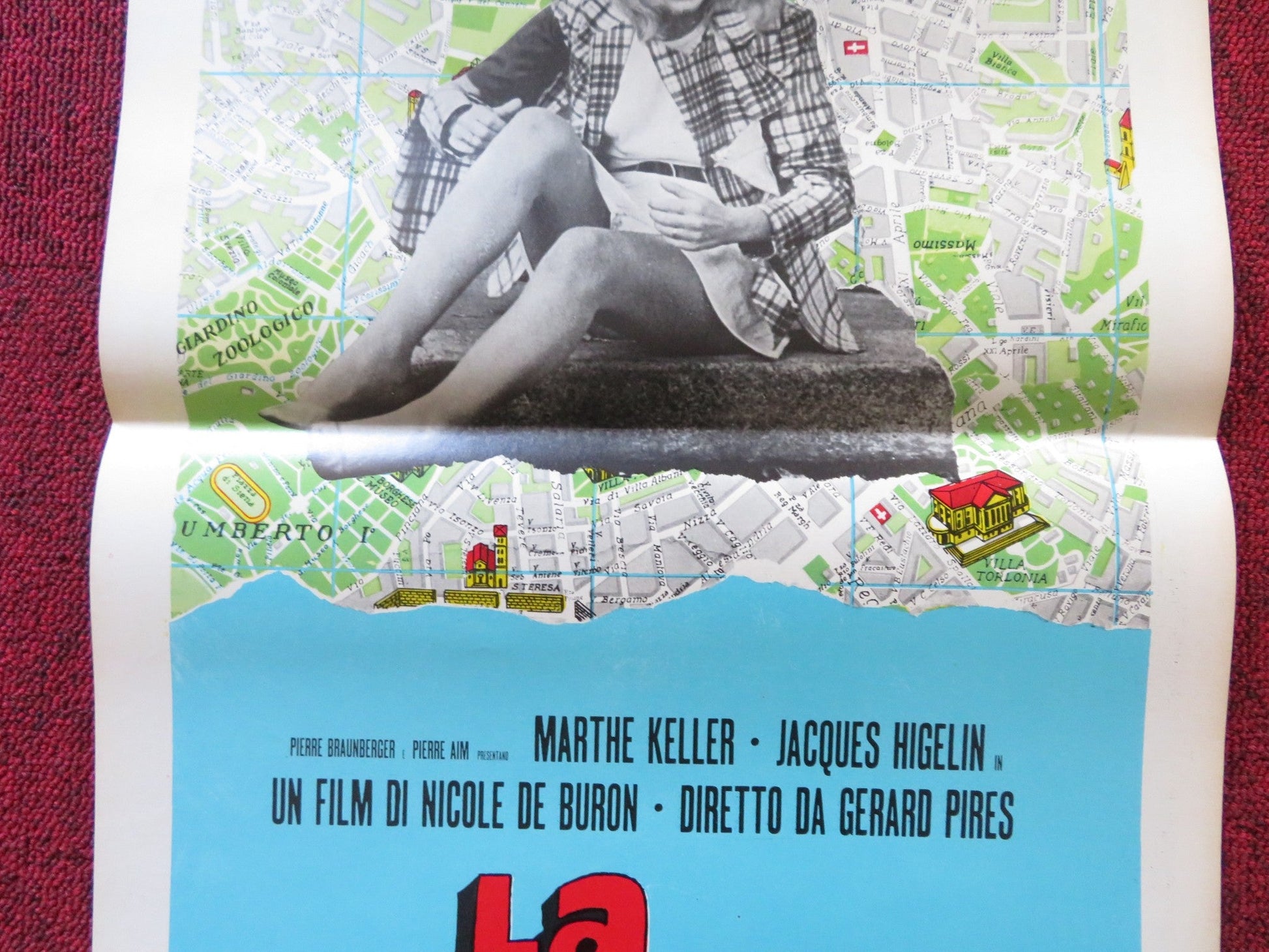 LA PENDOLARE ITALIAN LOCANDINA POSTER MARTHE KELLER JACQUES HIGELIN 1973 Rendezvous Cinema Movie posters