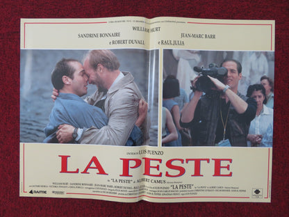 LA PESTE - C ITALIAN FOTOBUSTA POSTER WILLIAM HURT ROBERT DUVALL 1992 Rendezvous Cinema Movie posters