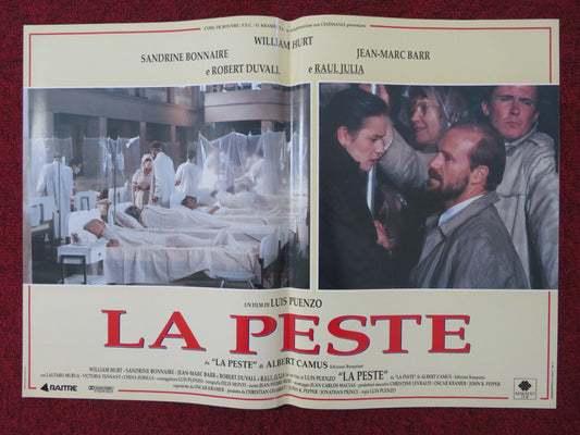 LA PESTE - D ITALIAN FOTOBUSTA POSTER WILLIAM HURT ROBERT DUVALL 1992 Rendezvous Cinema Movie posters