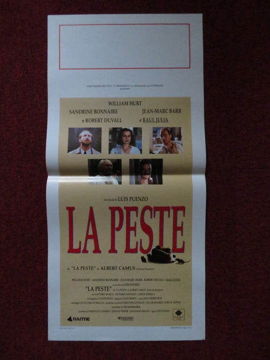 LA PESTE ITALIAN LOCANDINA POSTER WILLIAM HURT ROBERT DUVALL 1992 Rendezvous Cinema Movie posters