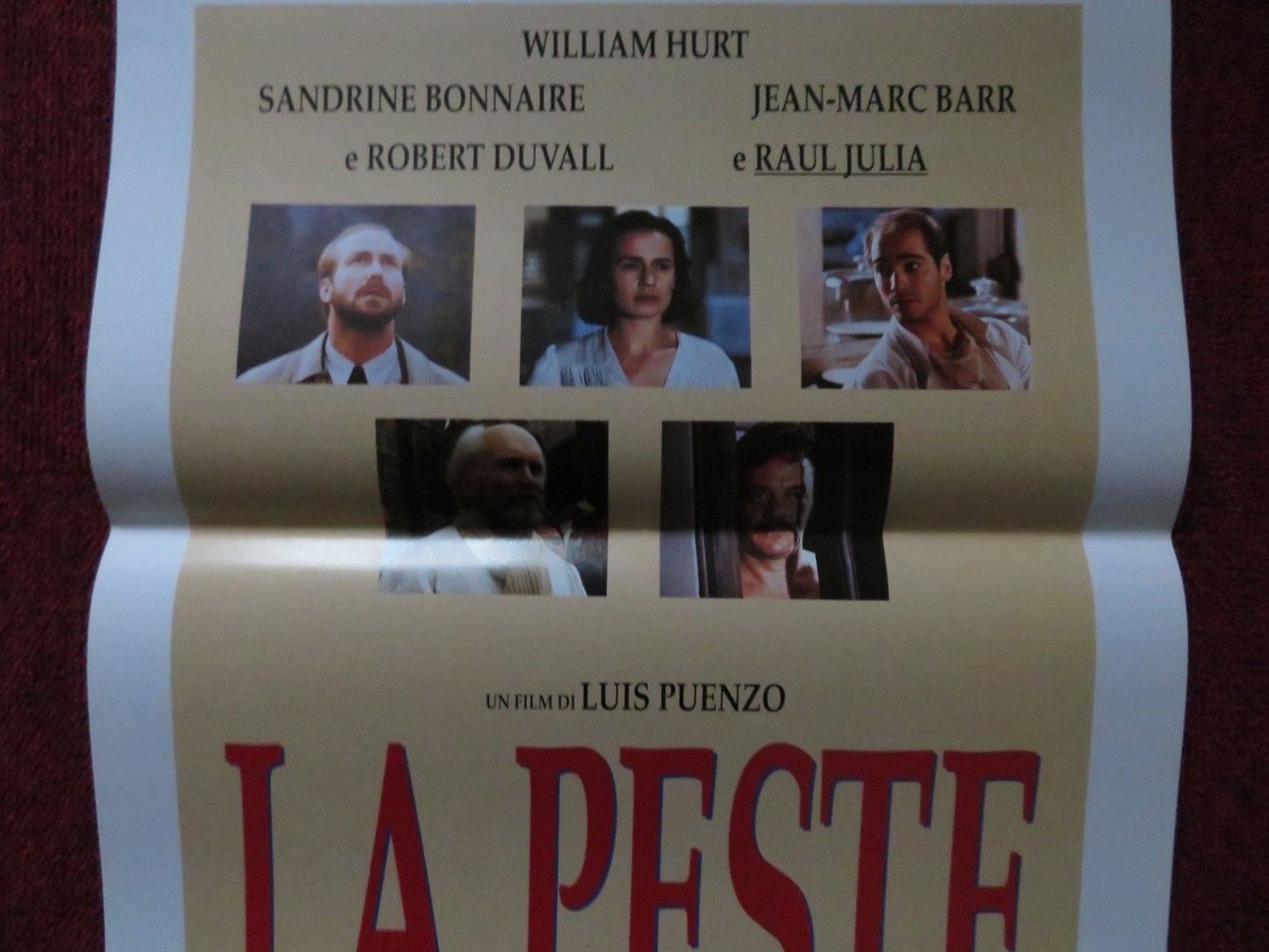 LA PESTE ITALIAN LOCANDINA POSTER WILLIAM HURT ROBERT DUVALL 1992 Rendezvous Cinema Movie posters