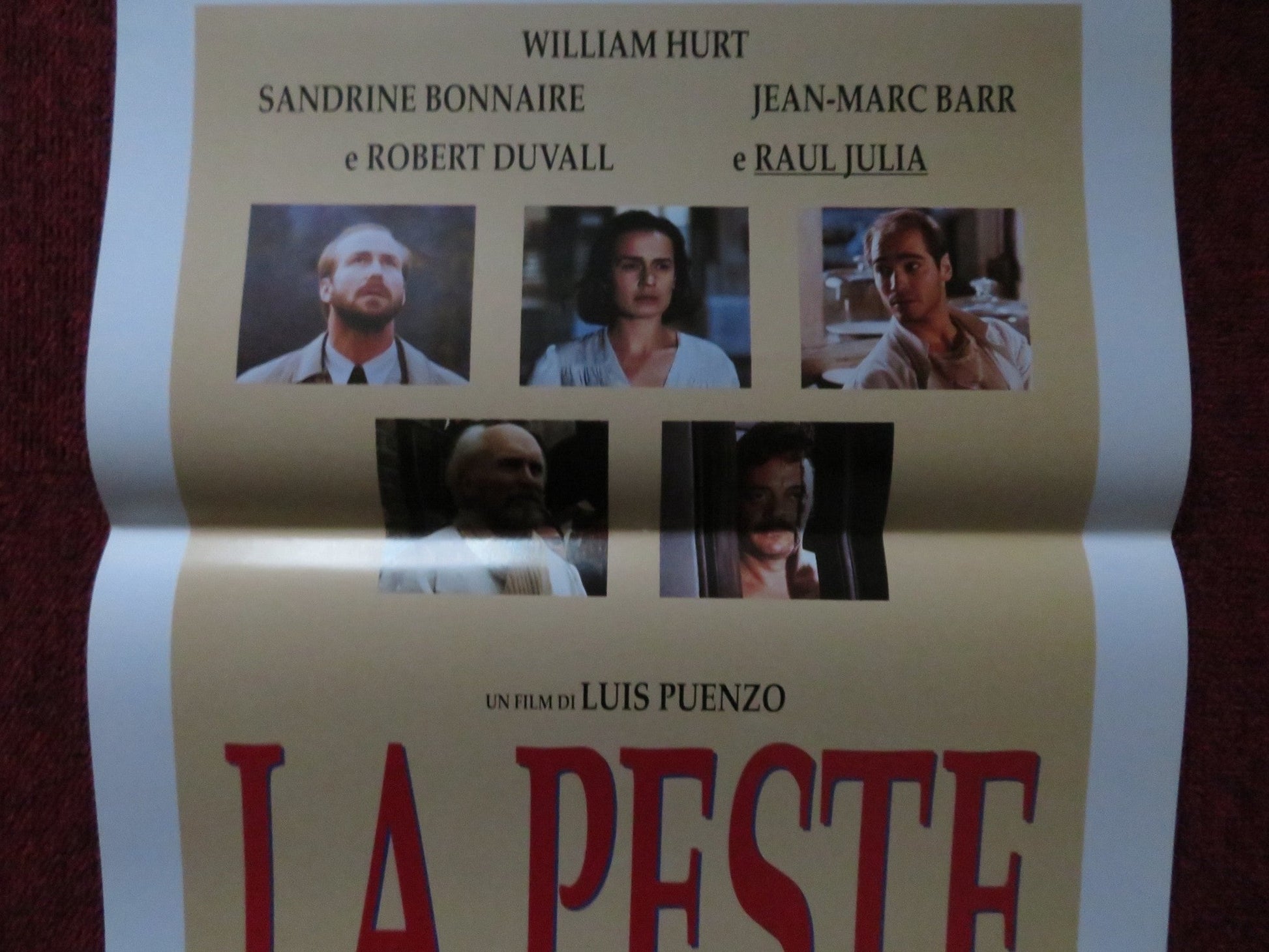 LA PESTE ITALIAN LOCANDINA POSTER WILLIAM HURT ROBERT DUVALL 1992 Rendezvous Cinema Movie posters