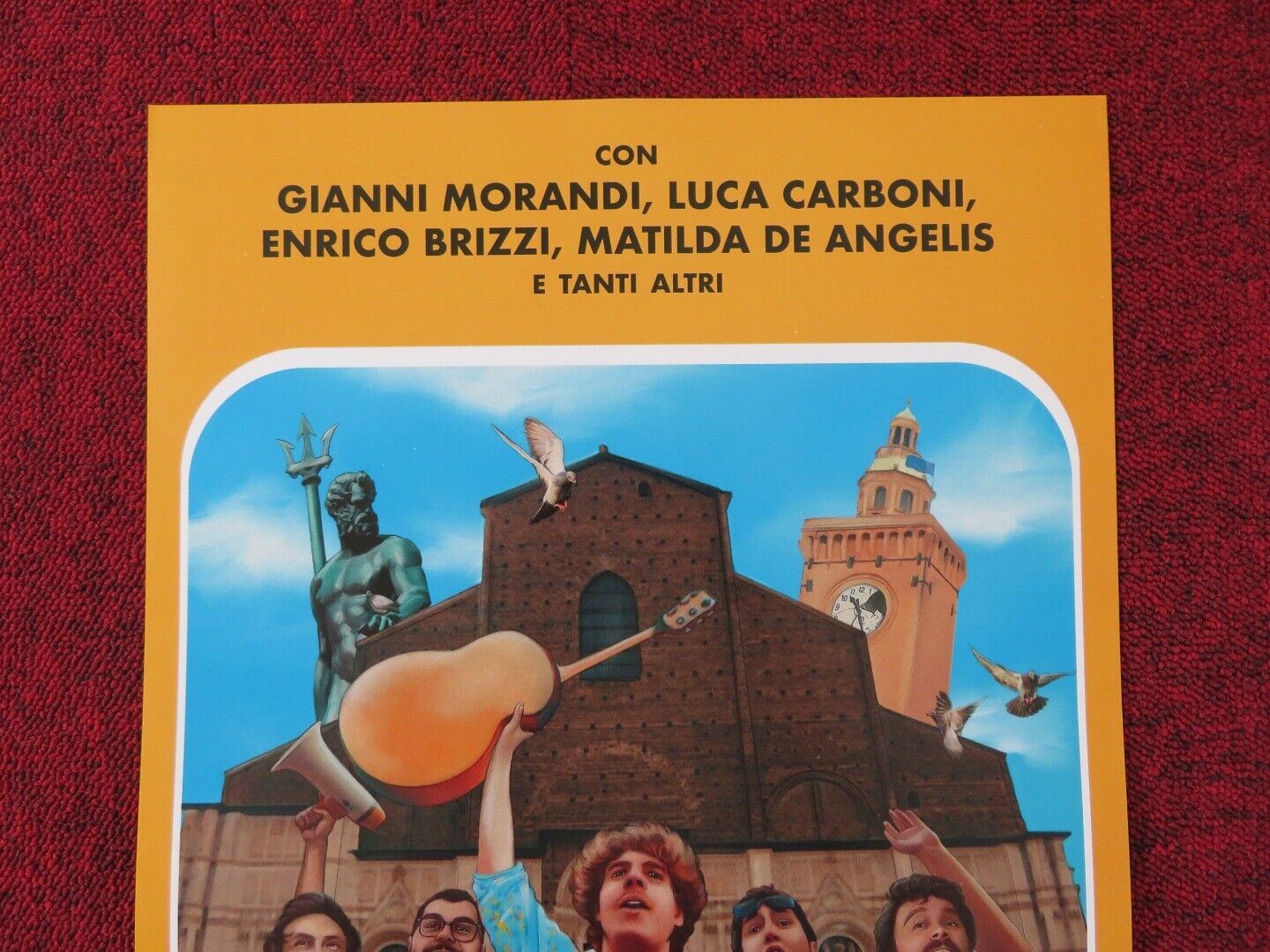 LA PIAZZA DELLA MIA CITTA ITALIAN LOCANDINA (26.5"x12.5") POSTER P SANTAMARI '20 Rendezvous Cinema Movie posters