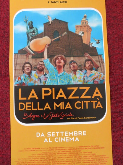 LA PIAZZA DELLA MIA CITTA ITALIAN LOCANDINA (26.5"x12.5") POSTER P SANTAMARI '20 Rendezvous Cinema Movie posters