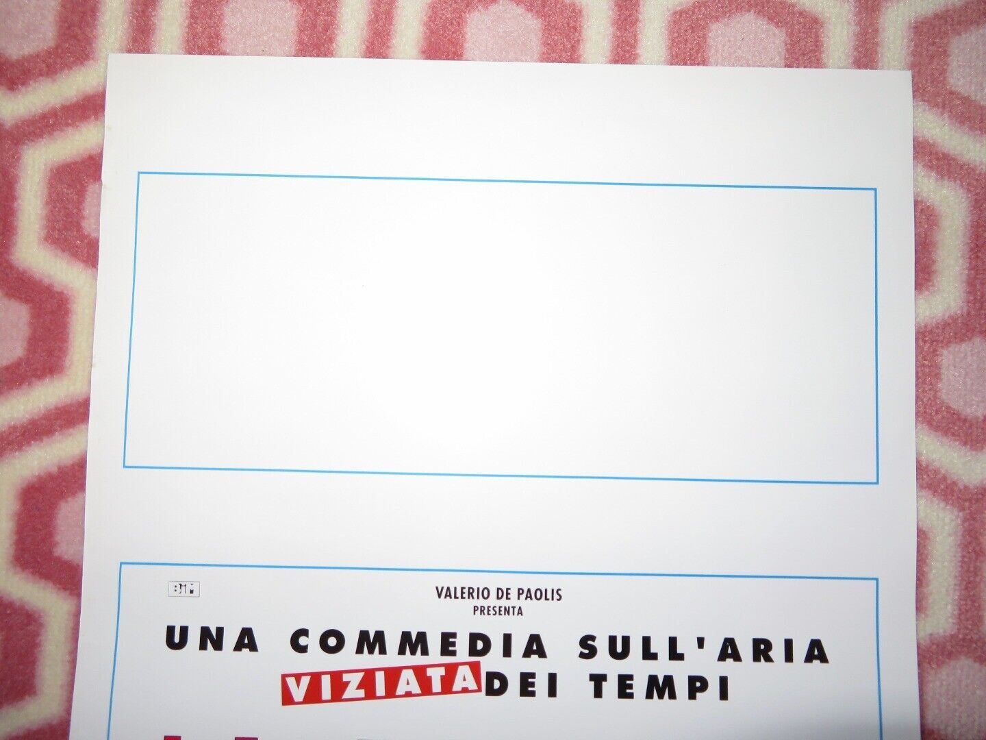 LA PICCOLA APOCALOSSE ITALIAN LOCANDINA (27.5"x13") POSTER COSTA - GAVRAS 1993 Movie posters