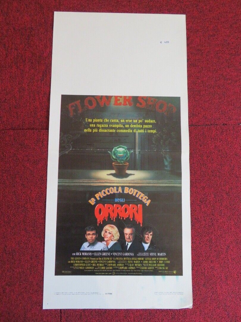 LA PICCOLA BOTTEGA DEGLI ORRORI ITALIAN LOCANDINA (27.5"x13") POSTER 1986 Movie posters