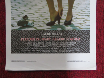 LA PICCOLA LADRA ITALIAN LOCANDINA POSTER CHARLOTTE GAINSBOURG D. BEZACE 1988 Rendezvous Cinema Movie posters