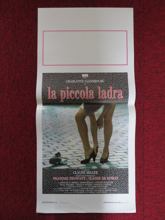 LA PICCOLA LADRA ITALIAN LOCANDINA POSTER CHARLOTTE GAINSBOURG D. BEZACE 1988 Rendezvous Cinema Movie posters