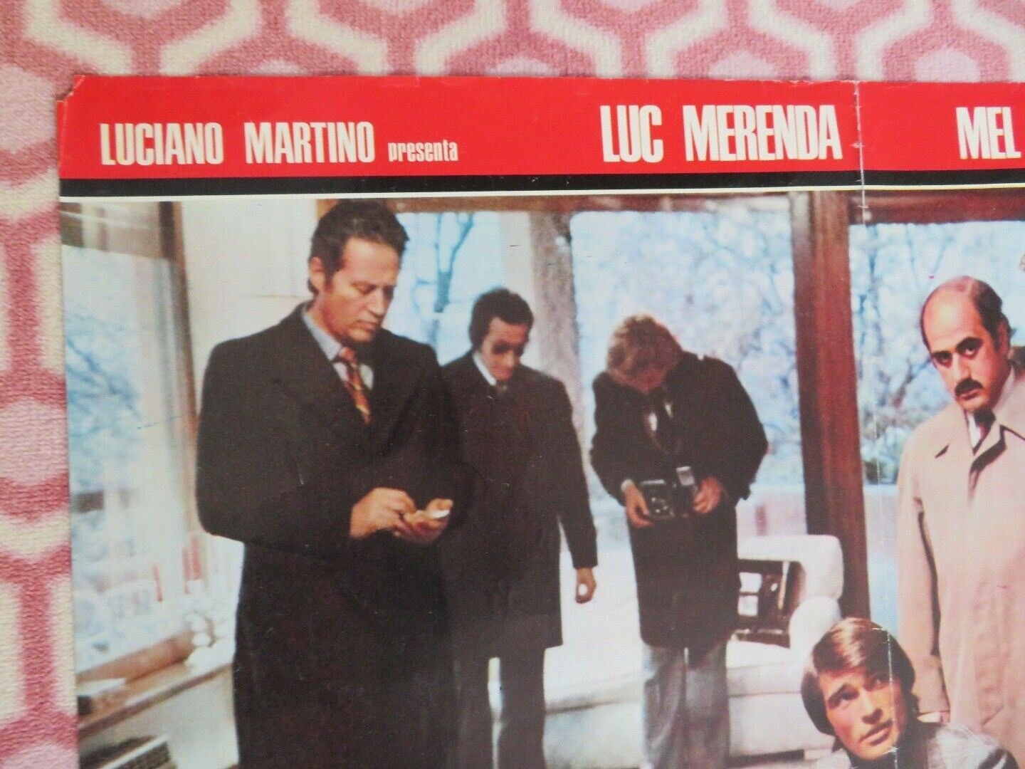 LA POLIZIA ACCUSA: IL SERVIZIO SEGETO UCCIDE ITALIAN FOGLIO POSTER 1975 - Rendezvous Cinema