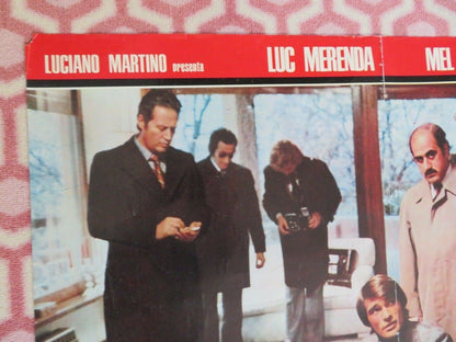 LA POLIZIA ACCUSA: IL SERVIZIO SEGETO UCCIDE ITALIAN FOGLIO POSTER 1975 - Rendezvous Cinema