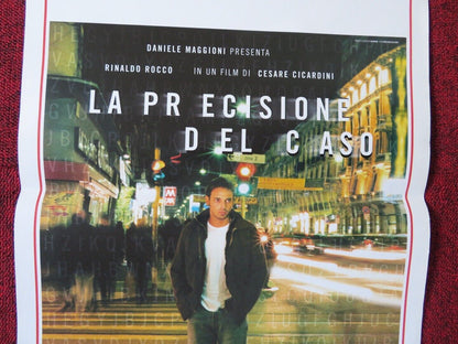 LA PRECISIONE DEL CASO ITALIAN LOCANDINA (27.5"x13") POSTER RINALDO ROCCO 2001 Movie posters