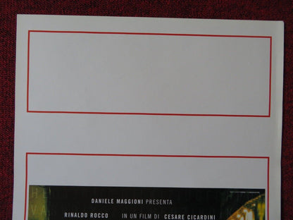 LA PRECISIONE DEL CASO ITALIAN LOCANDINA (27.5"x13") POSTER RINALDO ROCCO 2001 Movie posters