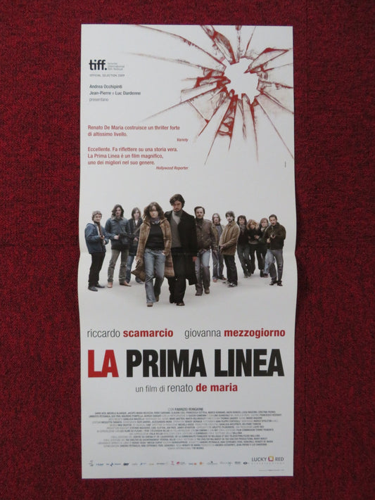 LA PRIMA LINEA ITALIAN LOCANDINA POSTER RICCARDO SCAMARCIO G. MEZZOGIORNO 2009 Rendezvous Cinema Movie posters
