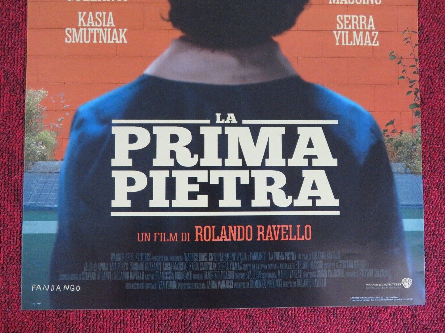 LA PRIMA PIETRA ITALIAN LOCANDINA (26.5"x12.5") POSTER VALERIO APREA 2018 Movie posters