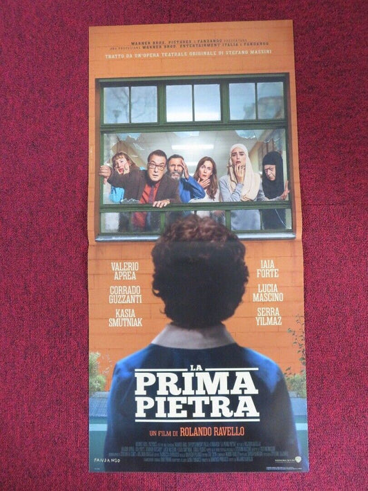 LA PRIMA PIETRA ITALIAN LOCANDINA (26.5"x12.5") POSTER VALERIO APREA 2018 Movie posters