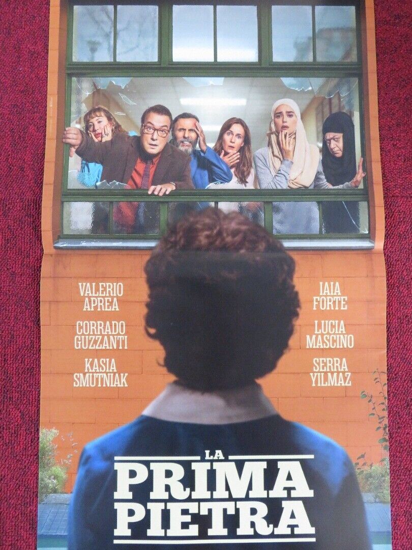 LA PRIMA PIETRA ITALIAN LOCANDINA (26.5"x12.5") POSTER VALERIO APREA 2018 Movie posters