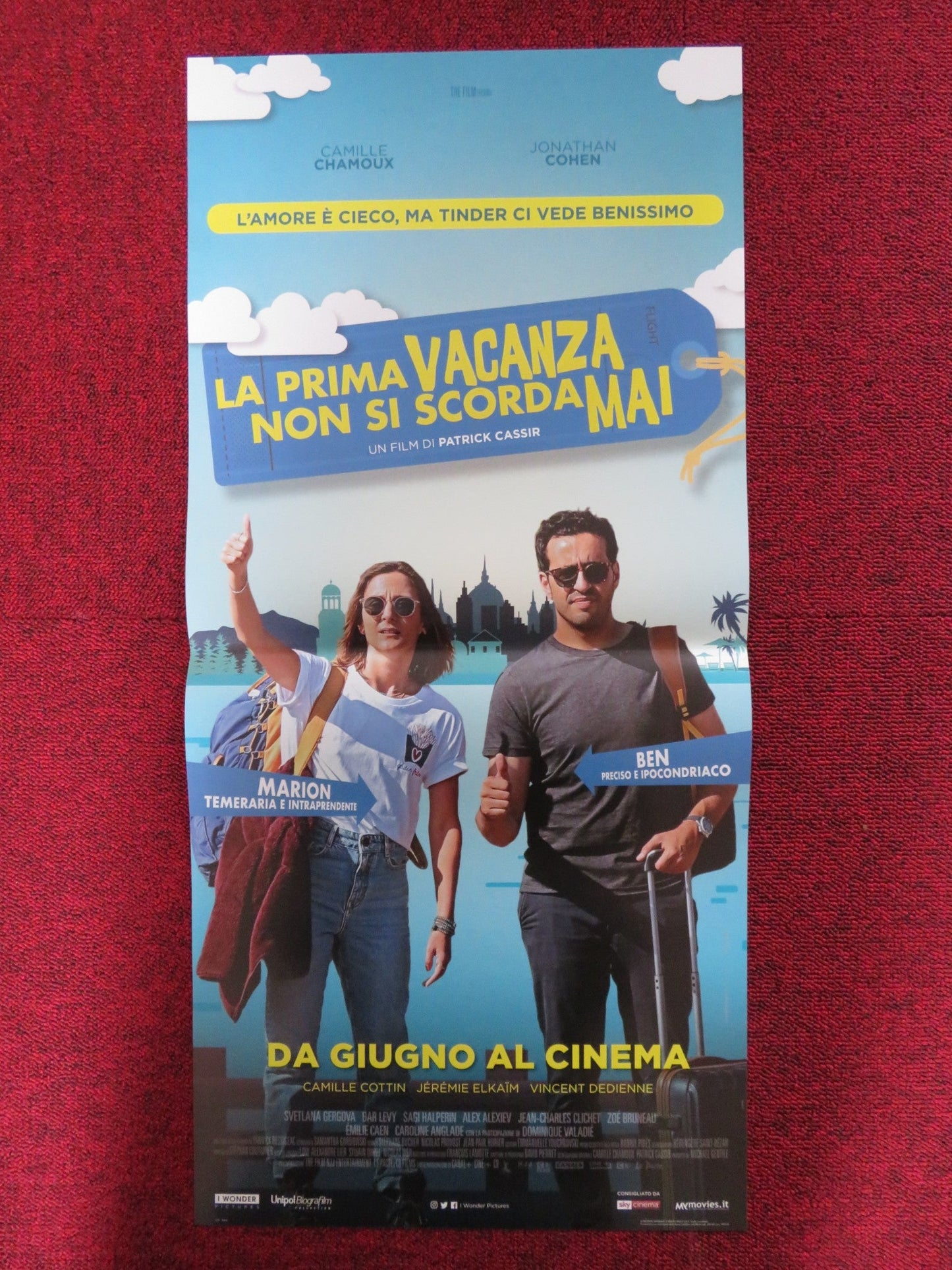 LA PRIMA VACANZA NON SI SCORDA MAI ITALIAN LOCANDINA POSTER JONATHAN COHEN 2018 Rendezvous Cinema Movie posters