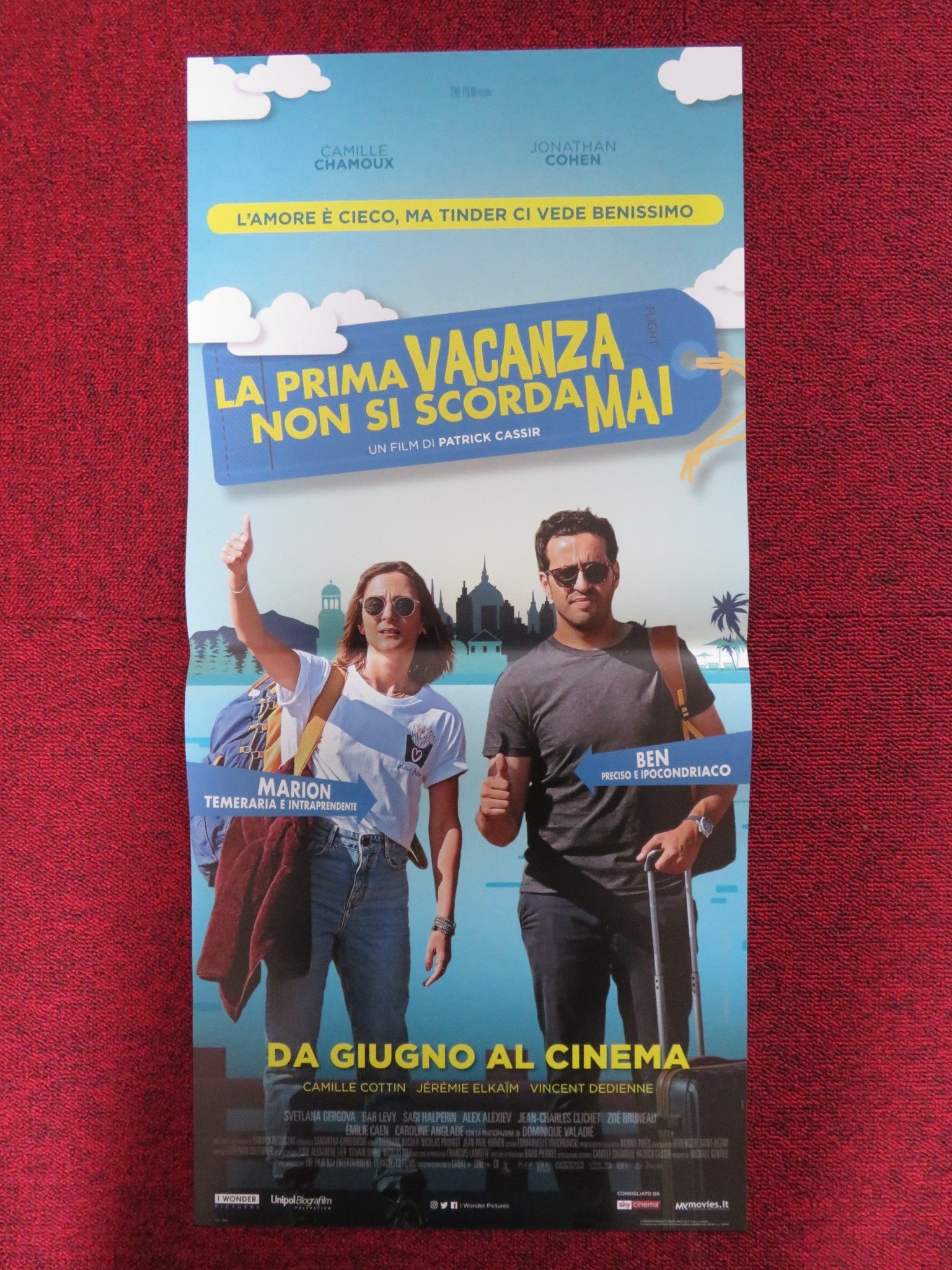 LA PRIMA VACANZA NON SI SCORDA MAI ITALIAN LOCANDINA POSTER JONATHAN COHEN 2018 Rendezvous Cinema Movie posters