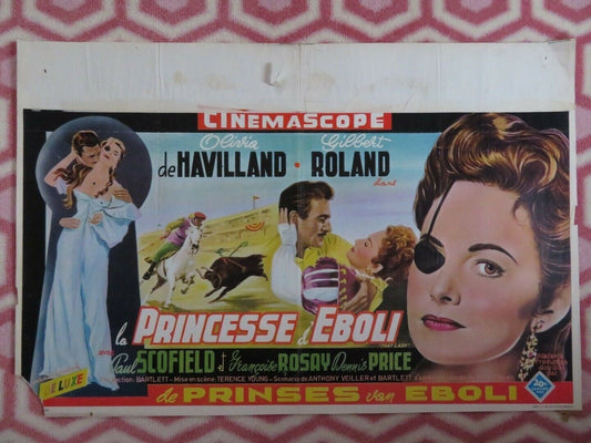 LA PRINCESSE L'EBOLI / That Lady BELGIUM (14"x 21") POSTER 1955 Movie posters