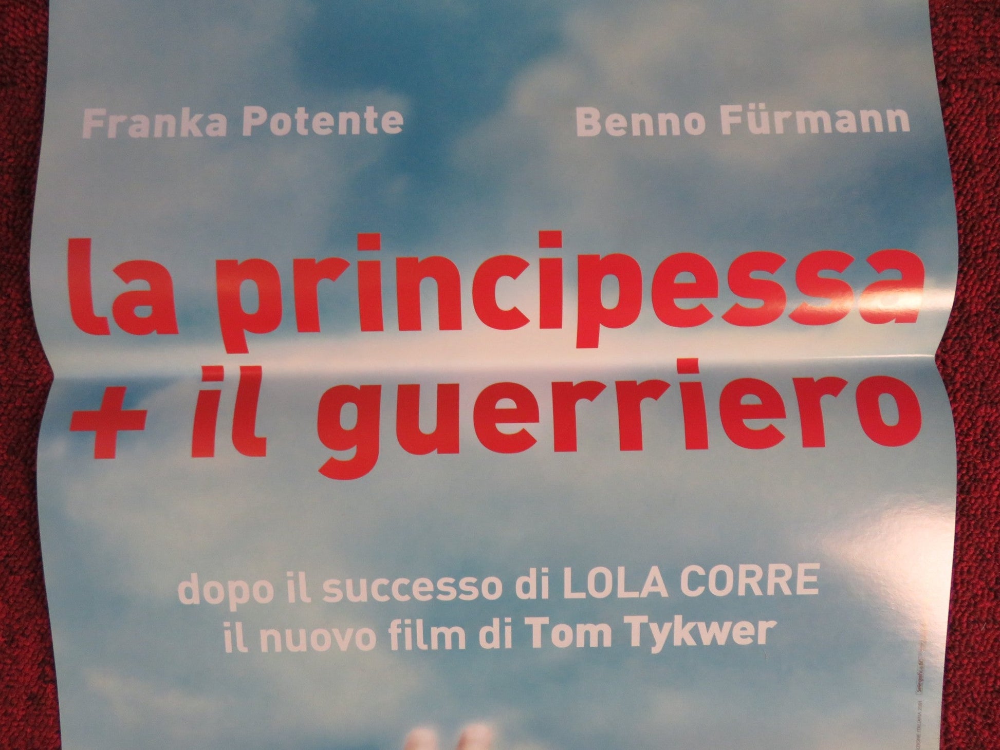 LA PRINCIPESSA AND IL GUERRIERO ITALIAN LOCANDINA POSTER FRANKA POTENTE 2000 Rendezvous Cinema Movie posters