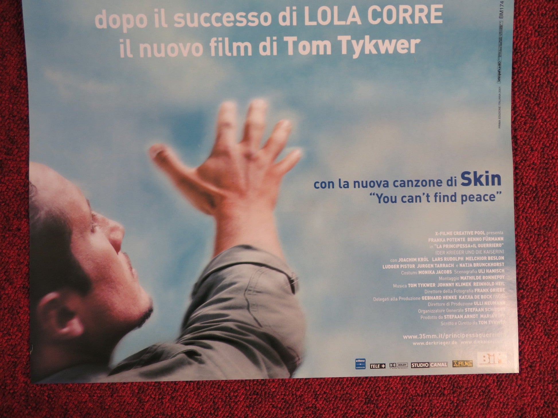 LA PRINCIPESSA AND IL GUERRIERO ITALIAN LOCANDINA POSTER FRANKA POTENTE 2000 Rendezvous Cinema Movie posters