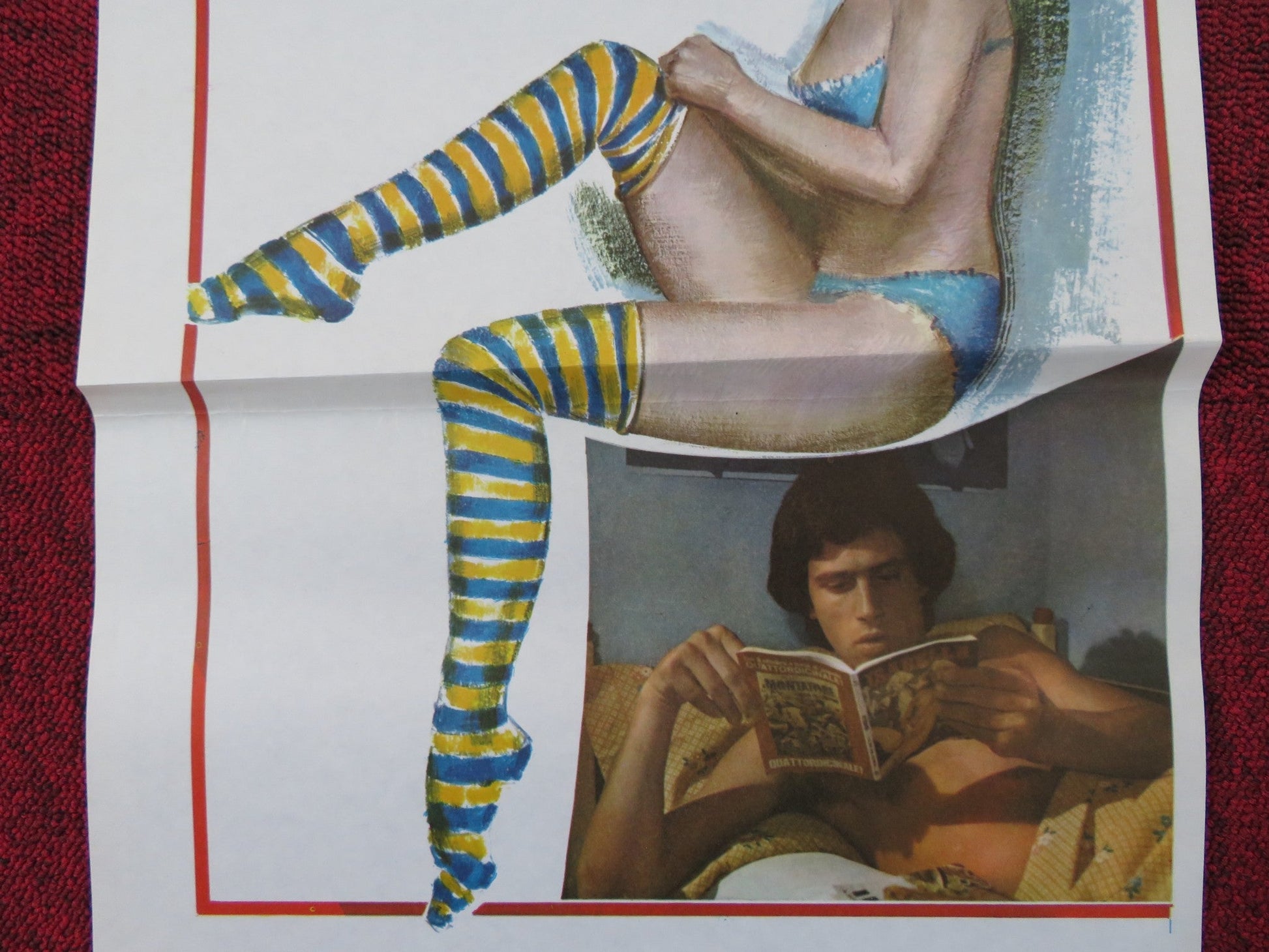 LA PROFESSORESSA DI LINGUE ITALIAN LOCANDINA POSTER FEMI BENUSSI DE LUCA 1976 Rendezvous Cinema Movie posters