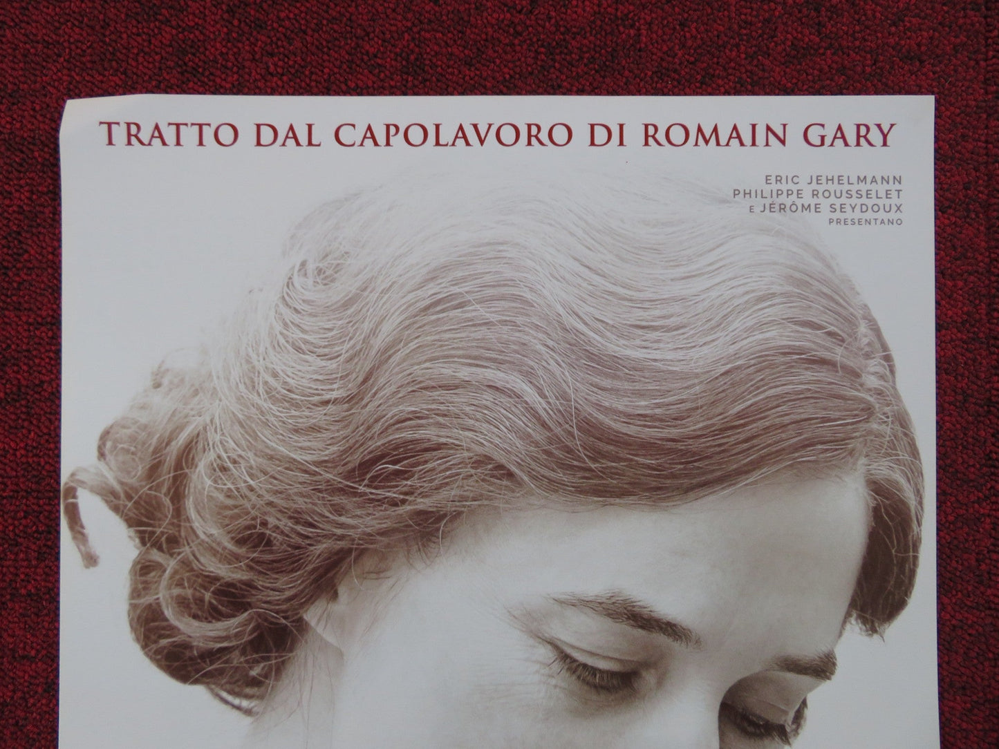 LA PROMESSA DELL'ALBA ITALIAN LOCANDINA POSTER CHARLOTTE GAINSBOURG 2017 Rendezvous Cinema Movie posters