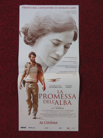 LA PROMESSA DELL'ALBA ITALIAN LOCANDINA POSTER CHARLOTTE GAINSBOURG 2017 Rendezvous Cinema Movie posters