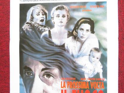 LA PROSSIMA VOLTA IL FUOCO ITALIAN LOCANDINA POSTER JEAN ROCHEFORT 1993 Rendezvous Cinema Movie posters
