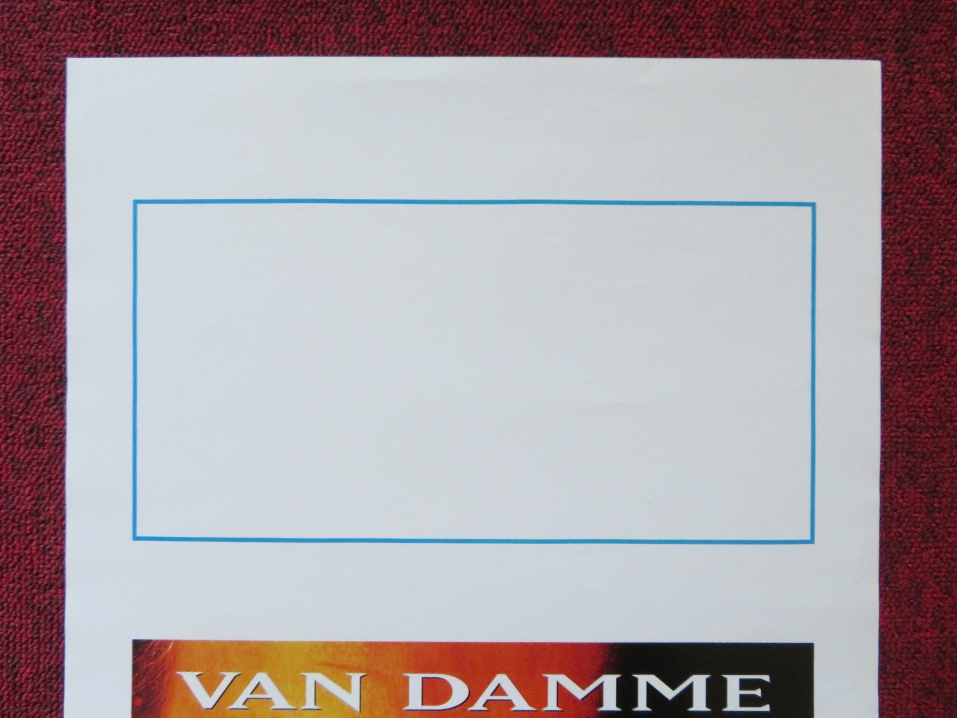 LA PROVA / THE QUEST ITALIAN LOCANDINA POSTER JEAN - CLAUDE VAN DAMME 1996 Rendezvous Cinema Movie posters