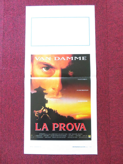 LA PROVA / THE QUEST ITALIAN LOCANDINA POSTER JEAN - CLAUDE VAN DAMME 1996 Rendezvous Cinema Movie posters