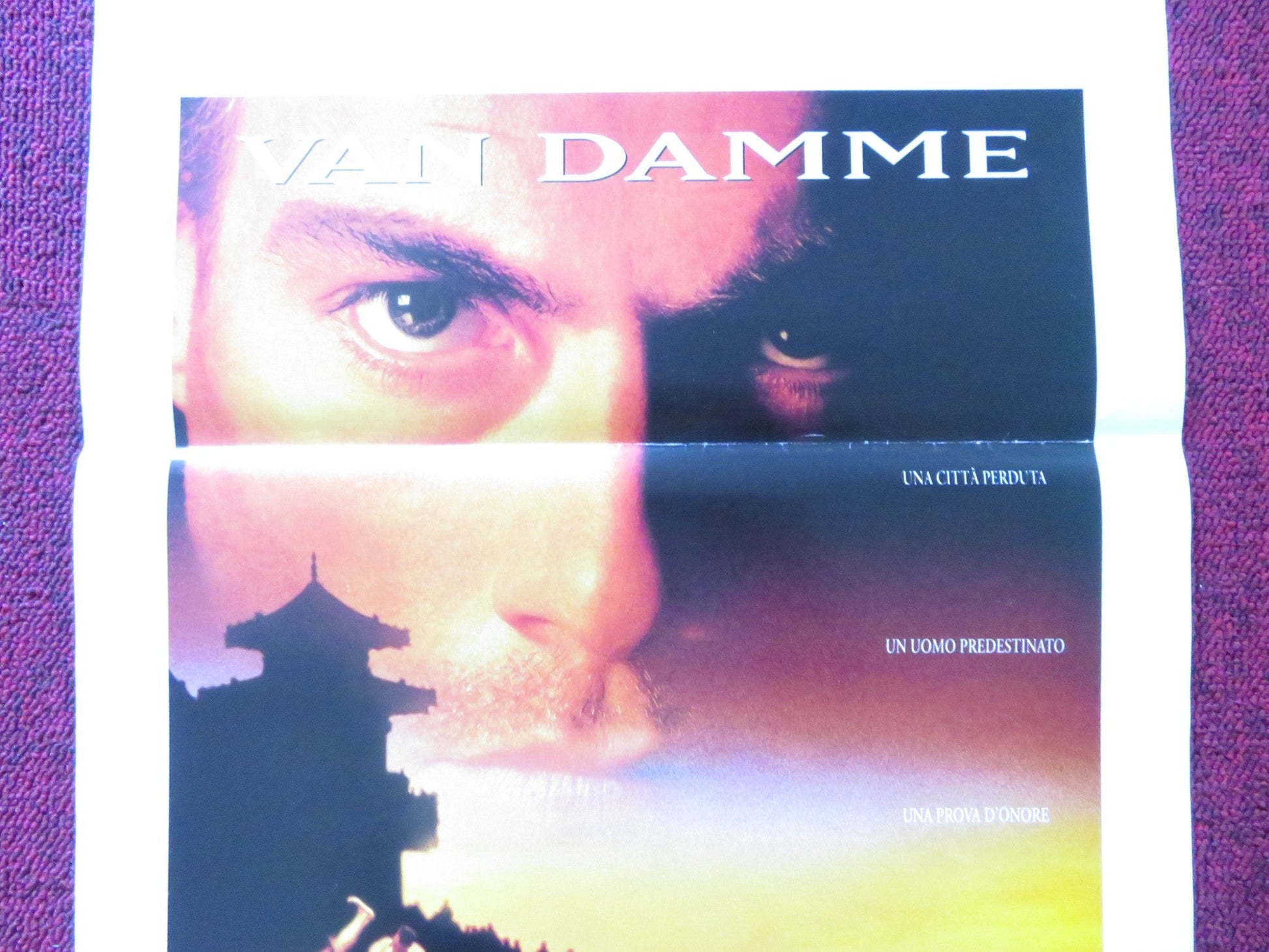 LA PROVA / THE QUEST ITALIAN LOCANDINA POSTER JEAN - CLAUDE VAN DAMME 1996 Rendezvous Cinema Movie posters