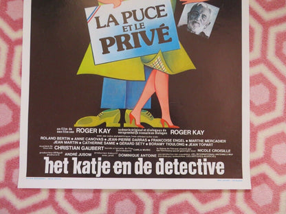 LA PUCE ET LE PRIVE BELGIUM (21"x14") POSTER BRUNO CREMER 1981 Movie posters