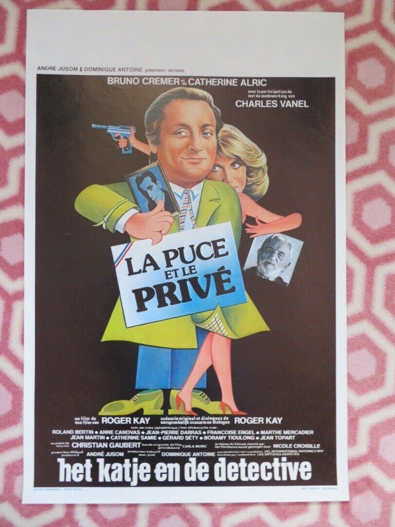 LA PUCE ET LE PRIVE BELGIUM (21"x14") POSTER BRUNO CREMER 1981 Movie posters