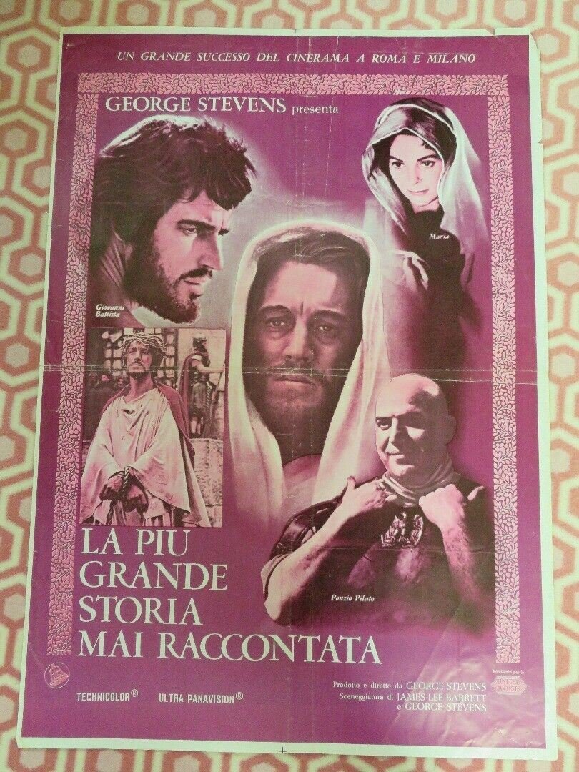 LA PUI GRANDE STORIA MAI RACCONTATA ITALIAN FOGLIO POSTER DOUBLE SIDED POSTER Rendezvous Cinema Movie posters