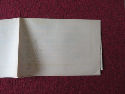 LA PUPA DEL GANGSTER FOLDED ARGENTINA POSTER SOPHIA LOREN MARCELLO MASTROIANNI Movie posters