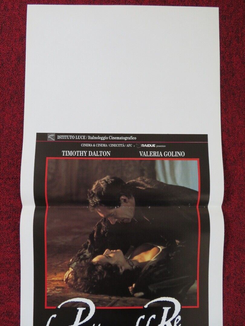LA PUTTANA DEL RE ITALIAN LOCANDINA (27.5"x13") POSTER TIMOTHY DALTON 1991 Movie posters