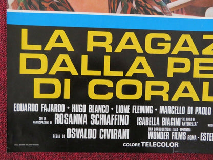 LA RAGAZZA DALLA PELLE DI CORALLO - B ITALIAN FOTOBUSTA POSTER NORMA JORDAN 1976 Movie posters