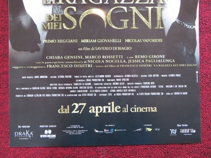 LA RAGAZZA DEI MIEI SOGNI ITALIAN LOCANDINA POSTER REGGIANI GIOVANELLI 2017 Rendezvous Cinema Movie posters