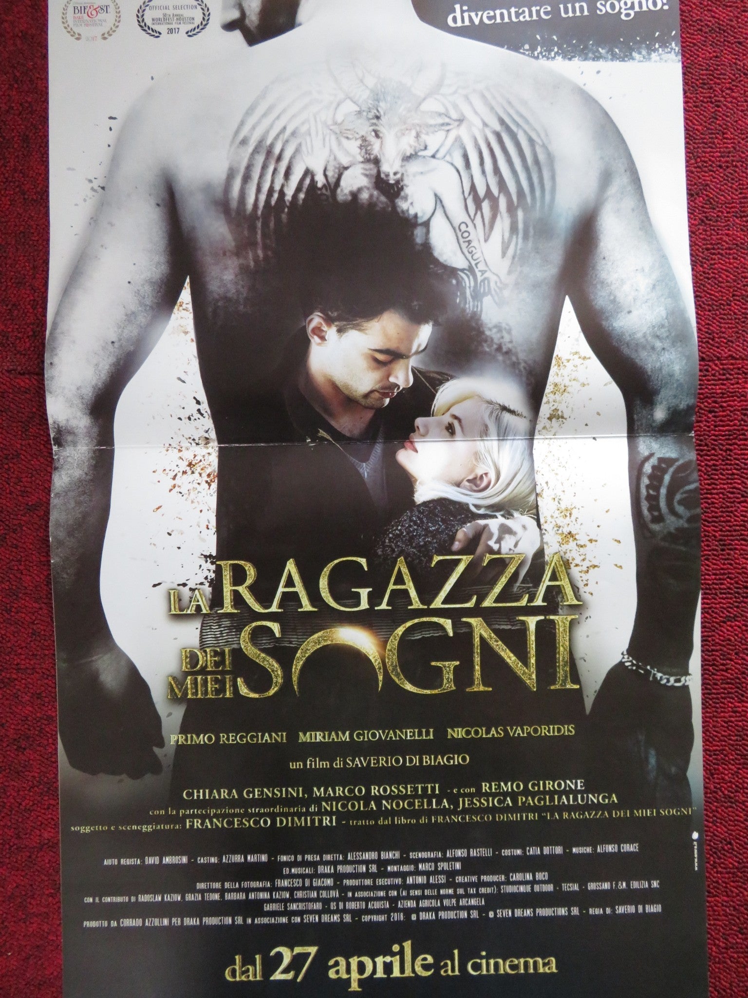 LA RAGAZZA DEI MIEI SOGNI ITALIAN LOCANDINA POSTER REGGIANI GIOVANELLI 2017 Rendezvous Cinema Movie posters