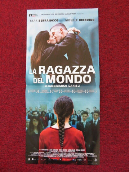 LA RAGAZZA DEL MONDO ITALIAN LOCANDINA (26.5"x12.5") POSTER SARA SERRAIOCCO 2016 Rendezvous Cinema Movie posters