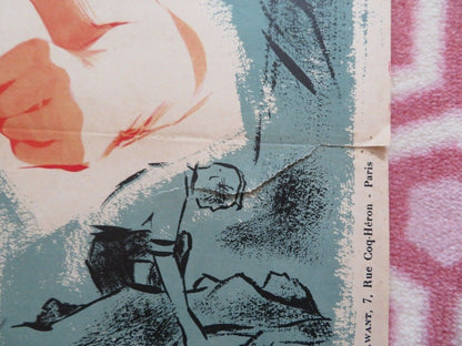 LA RAGE AU CORPS/Tempest in the Flesh BELGIUM (31"x 15.5") POSTER 1954 - Rendezvous Cinema